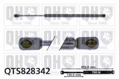 QUINTON HAZELL qts828342 -  Газовая пружина, крышка багажник